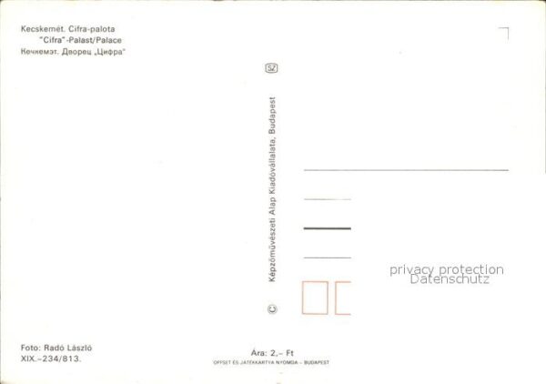 Kecskemet Cifra Palast – Bild 2