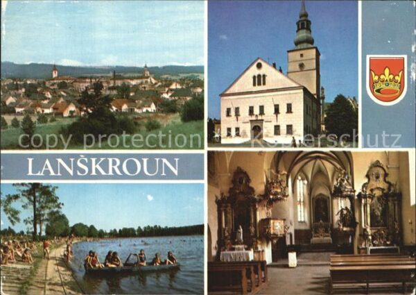 Lanskroun Kirche Badestelle Kircheninneres Altar