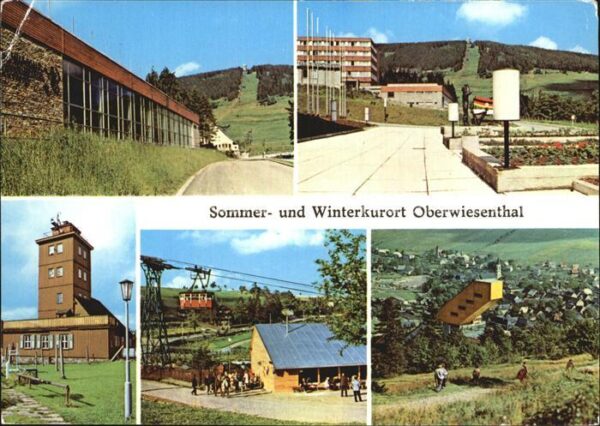 Oberwiesenthal Erzgebirge Hallenschwimmbad Wetterwarte Fichtelber