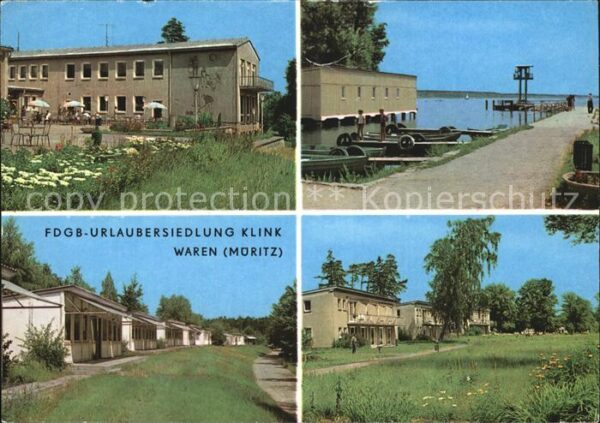 Waren Mueritz FDGB-Urlaubersiedlung Klink