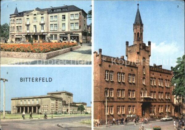 Bitterfeld Hotel Central Rathaus Kulturpalast Wilh
