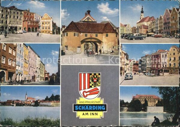 Schaerding Stadtplatz Rathaus Linzer Tor