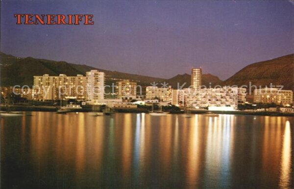 Los Cristianos Stadtansicht Nachtaufnahme