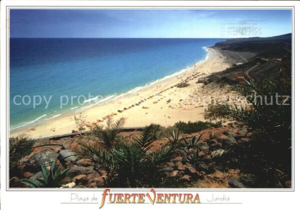 Playa de Jandia Fliegeraufnahme Strand