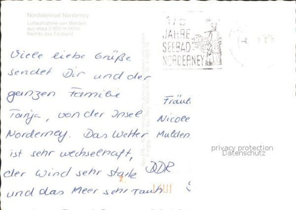 Norderney Nordseebad Fliegeraufnahme – Bild 2