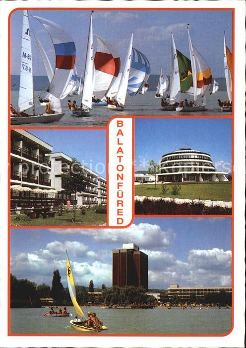 Balatonfuered Von der Seeseite gesehen Regatta