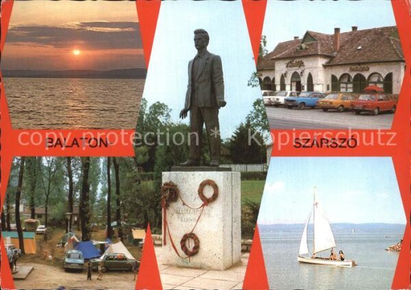 Balatonszarszo Denkmal Campingplatz Meer