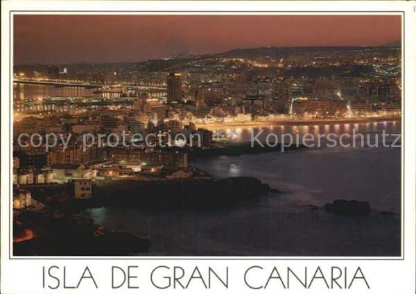 Las Palmas Gran Canaria Nachtansicht