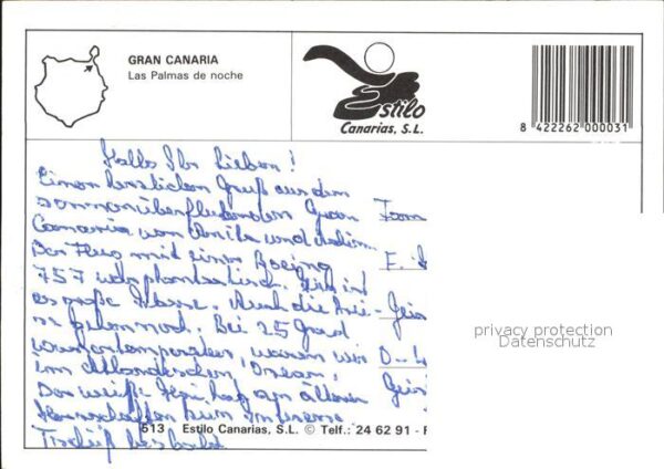 Las Palmas Gran Canaria Fliegeraufnahme bei Nacht – Bild 2