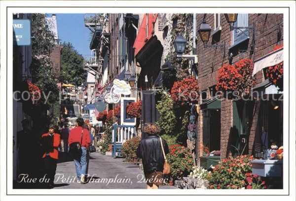 Quebec La rue Petit Champlain