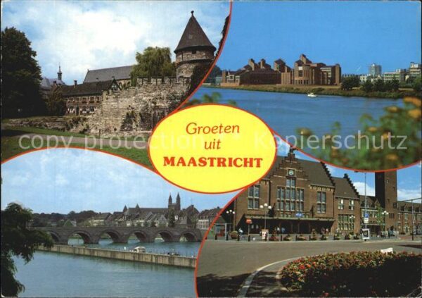 Maastricht Stadtmauer Turm Gouvernement Brücke