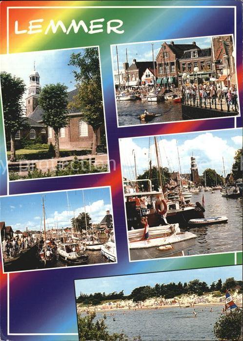 Lemmer Kirche Hafen Badestrand
