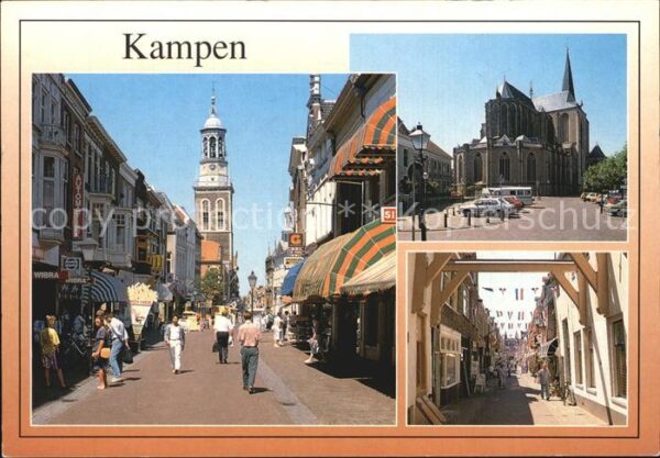 Kampen Niederlande Fussgängerzone Kirche