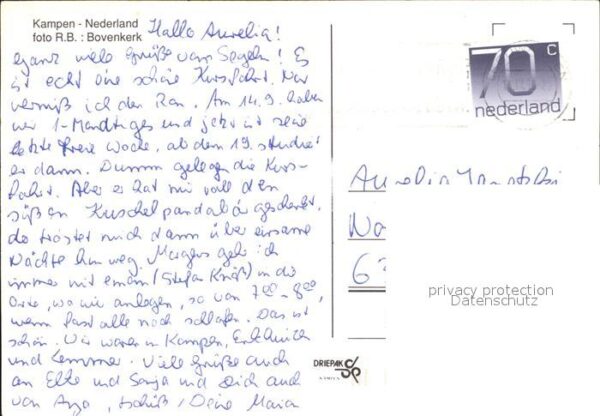 Kampen Niederlande Fussgängerzone Kirche – Bild 2