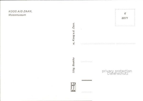 Koog aan de Zaan Molenmuseum Wasserspiegelung – Bild 2