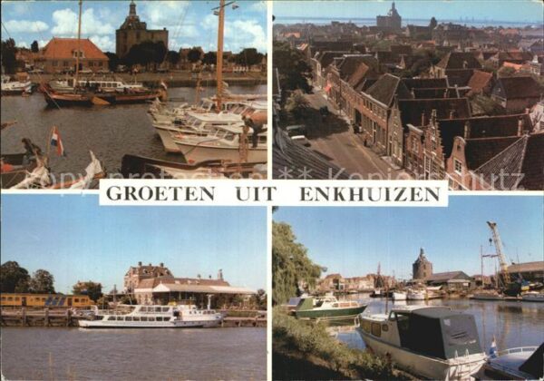 Enkhuizen Teilansichten Hafen