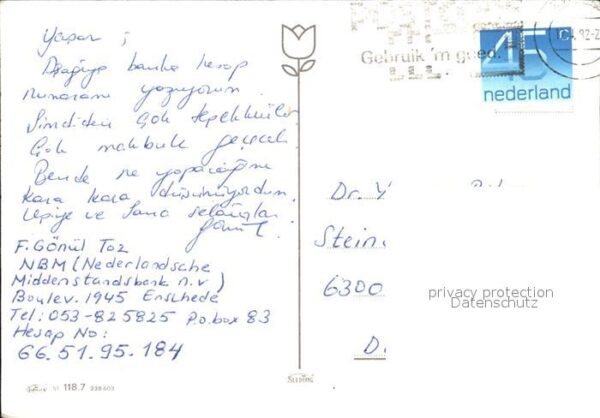 Enschede Kirche Strassenpartie Schwanenteich – Bild 2