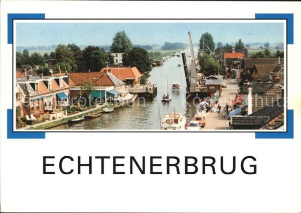 Echtenerbrug Kanal Hebebrücke