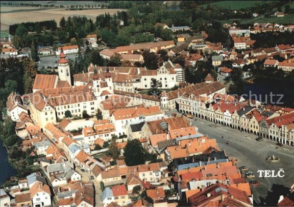Telc Letecky pohled Fliegeraufnahme