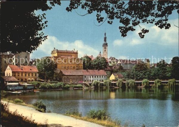Tabor Czechia Gesamtansicht Jordanteich