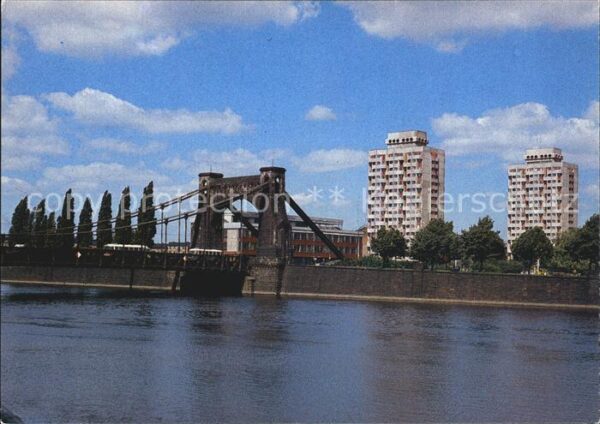 Wroclaw Most Grunwaldzki Oder Brücke Hochhäuser