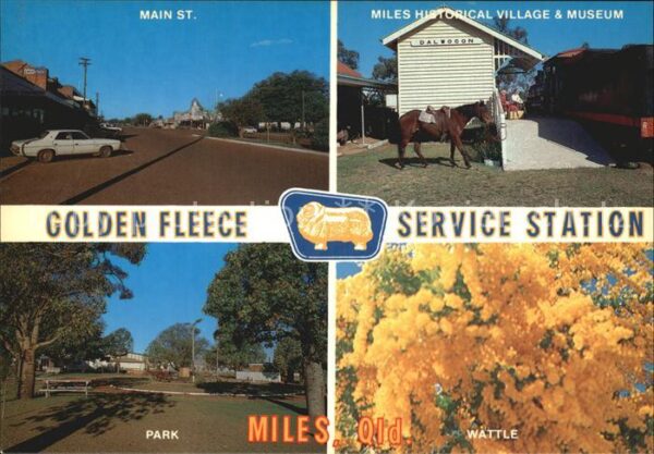 Miles Queensland Golden Fleece Service Station Historica