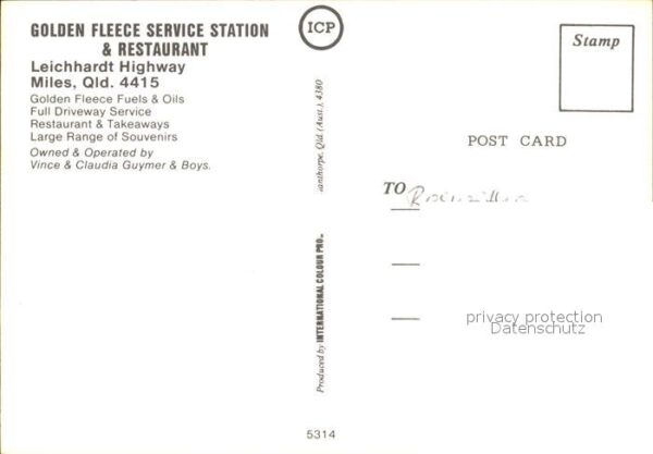 Miles Queensland Golden Fleece Service Station Historica – Bild 2
