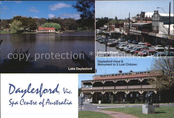 Daylesford Lake Vincent Street Hotel Monument to 3
