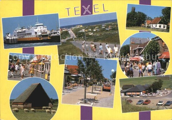 Texel Fähre Ortsansichten Bauernhof Schafe Ca