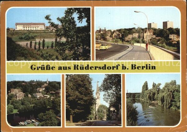 Ruedersdorf Berlin Kulturhaus Nexö Kalkgraben Brücke Kalks