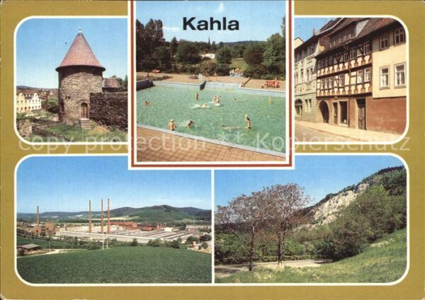 Kahla Thueringen Stadtmauer Freibad Traditionskabinett V