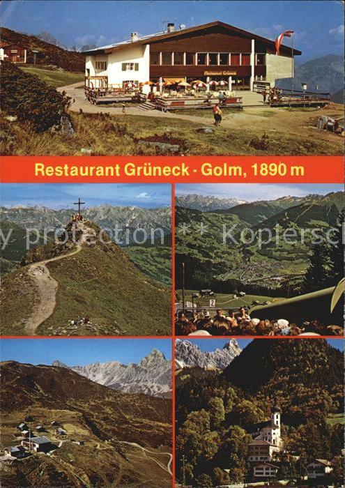 Tschagguns Vorarlberg Restaurant Grüneck am Golm Montafon Gip