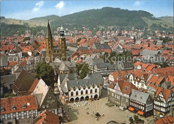 Goslar Stadtbild mit Kirche