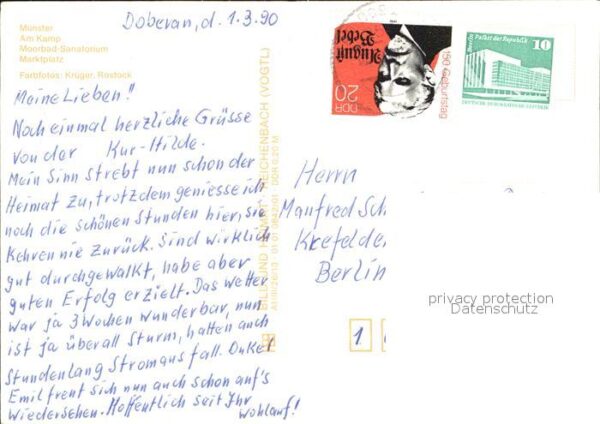 Bad Doberan Münster Am Kamp Moorbad Sanatorium Mark – Bild 2