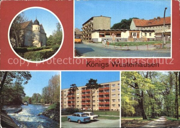 Koenigs-Wusterhausen Altes Jagdschloss Kaufhalle Potsdamer S