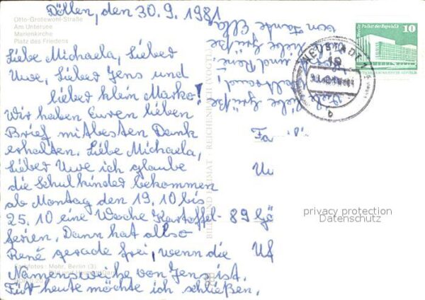 Kyritz Brandenburg Otto Grotewohl Strasse Untersee Marienk – Bild 2