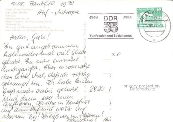 Frankfurt Oder Hotel Stadt Frankfurt Karl Marx Strasse – Bild 2