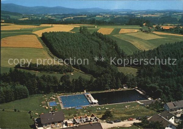Markt Schwarzach Freibad Fliegeraufnahme