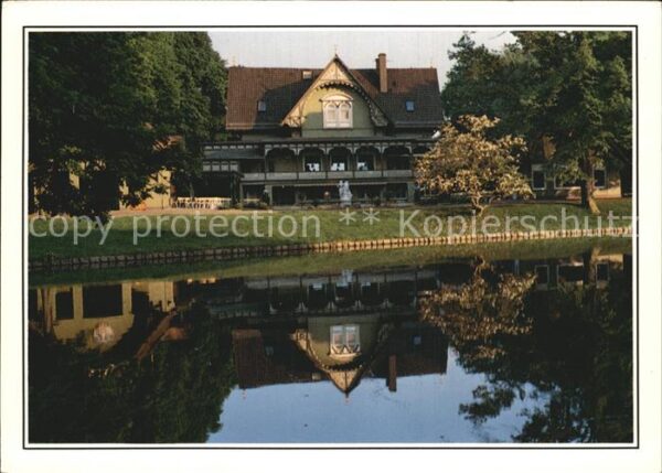 Bremen Die Meierei Teich Wasserspiegelung Bürg