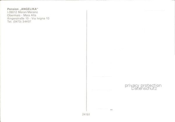 Obermais Meran Pension Angelika – Bild 2