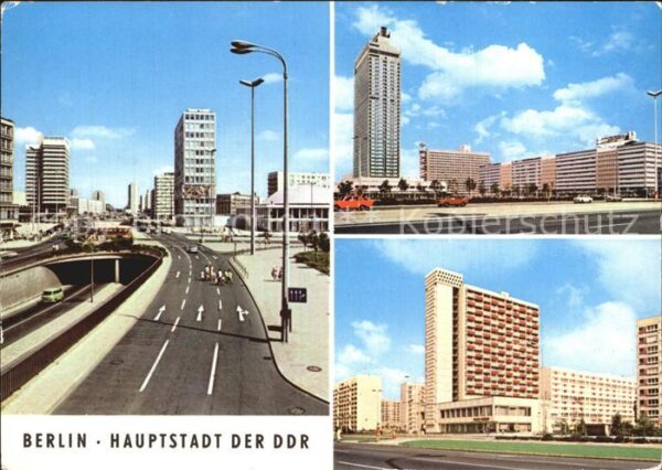 Berlin Autotunnel am Alexanderplatz Interhotel