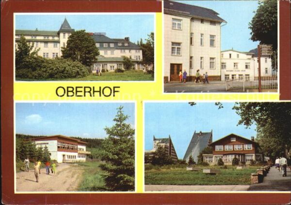 Oberhof Thueringen FDGB Erholungsheim Glück auf Ferienheim