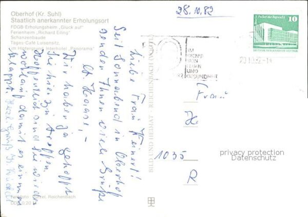 Oberhof Thueringen FDGB Erholungsheim Glück auf Ferienheim – Bild 2