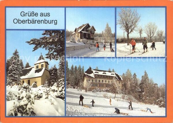 Oberbaerenburg Baerenburg Waldkapelle Teilansicht Winterurlauber