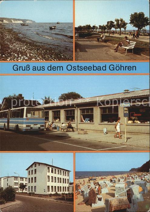 Goehren Ruegen Südstrand Strandpromenade HO Kaufhalle