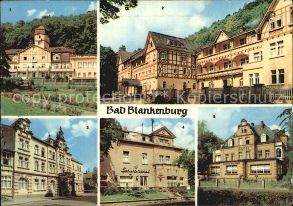 Bad Blankenburg FDGB Heime HO Gaststätte Schwarzatal Ho