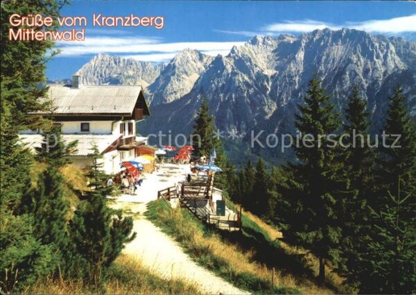 Mittenwald Bayern Ausflugsziel Kranzberg Kranzberghaus ge