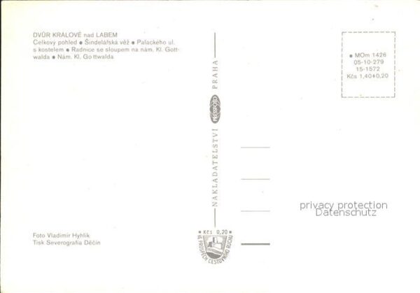 Dvur Kralove nad Labem Gesamtansicht Turm Rathaus Denkmal – Bild 2