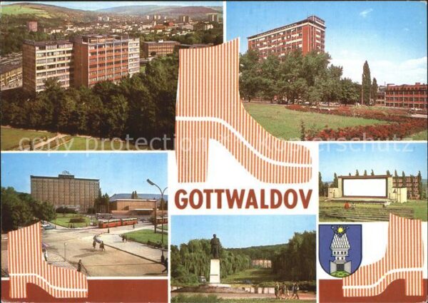 Gottwaldov Tschechien Obchodni dum Prior Namesti Prace s admi