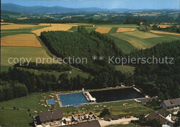 Markt Schwarzach Freibad Fliegeraufnahme